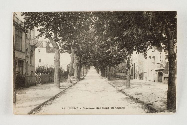 Avenue des Sept Bonniers, s.d, Collection Belfius Banque - Académie royale de Belgique ©ARB-urban.brussels.
