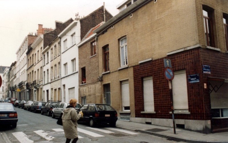 Rue du Chalet, côté pair, vue vers la rue Potagère (photo 1993-1995)
