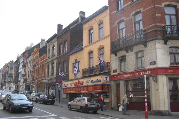 Rue des Éburons, côté impair (commune de Bruxelles), 2005