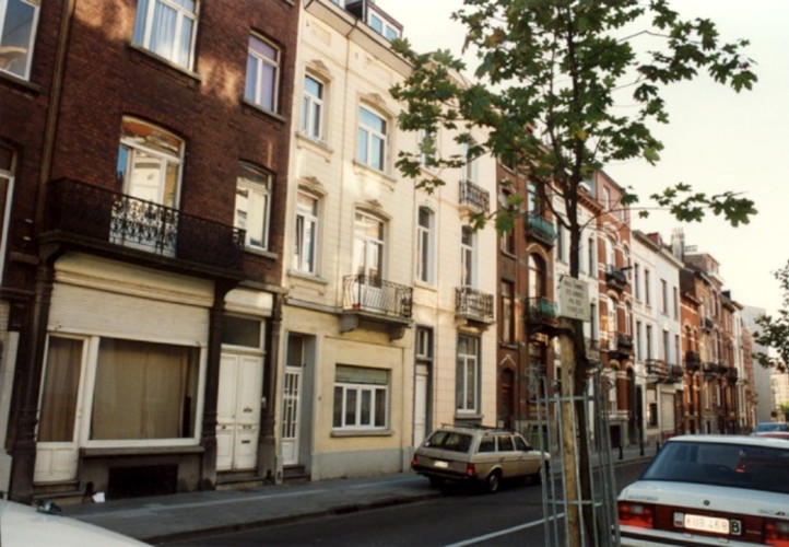 Rue Eeckelaers, vue vers la rue Rouen-Bovie (photo 1993-1995)