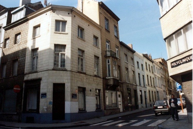 Gillonstraat, pare zijde vanuit de Grensstraat, 1994