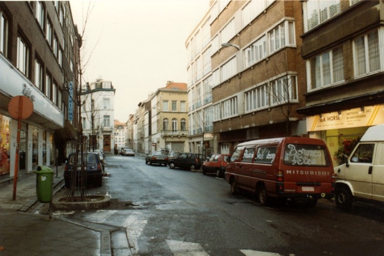 Saksen-Coburgstraat, eerste straatgedeelte naar Sint-Alfonsstraat (foto 1993-1995)