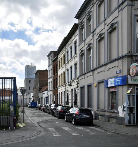 Avenue de la Brasserie, vue depuis la chaussée de Mons, (© ARCHistory, 2019)