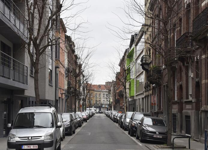 Rue Grisar, vue depuis la rue Rossini, (© ARCHistory, 2019)