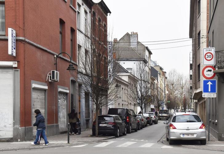Rue Haberman, vue depuis la chaussée de Mons, (© ARCHistory, 2018)