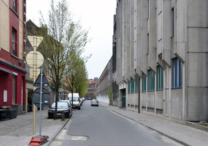 Rue de la Rosée, vue depuis le boulevard de l’Abattoir, (© ARCHistory, 2018)