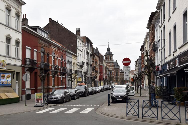 Rossinistraat, onpare zijde van het eerste straatgedeelte richting Raadsplein, (© ARCHistory, 2019)