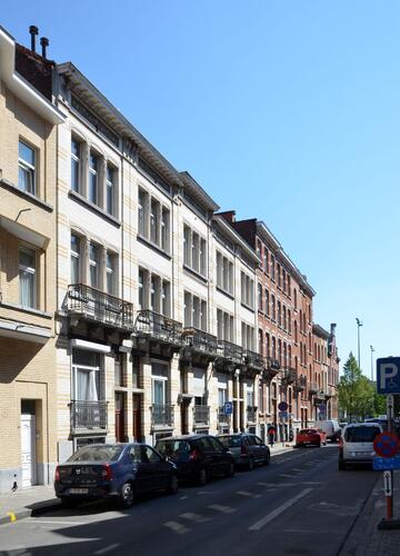 Transvaalstraat, pare zijde vanop de Bergense Steenweg, (© ARCHistory, 2019)