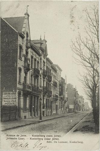 Avenue de Jette, s.d, Collection Belfius Banque-Académie royale de Belgique © ARB – urban.brussels