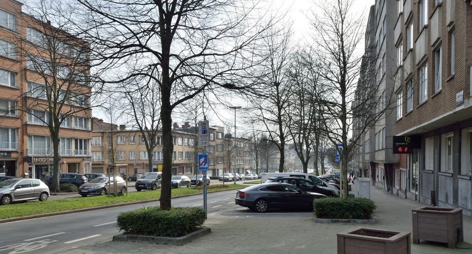 Avenue du Karreveld, vue d’ensemble du tronçon koekelbergeois, 2023