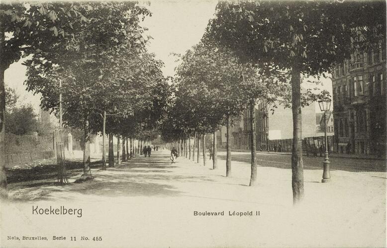 Boulevard Léopold II, s.d, Collection Belfius Banque-Académie royale de Belgique © ARB – urban.brussels