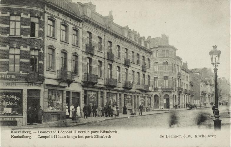 Boulevard Léopold II, à hauteur du n° 222, s.d, Collection Belfius Banque-Académie royale de Belgique © ARB – urban.brussels.