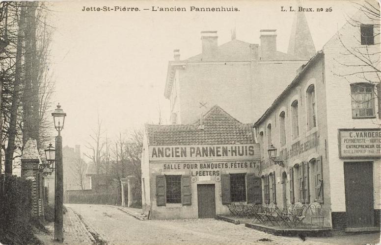 Het Ancien Pannenhuis, thans op nr. 317, 1911, Collectie Belfius Bank – Académie royale de Belgique ©ARB-urban.brussels