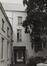 Rue aux Laines 3-5. Ensemble d'hôtels de maître néoclassiques. Ancien hôtel de Maldeghem, cour intérieure, façade arrière, 1980