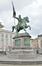 Place Royale. Statue équestre de Godefroid de Bouillon, 2021