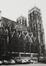 Sint-Goedelevoorplein, Sint-Michiels- en Sint-Goedelekathedraal, N.-gevel en toren, 1981