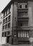 Rue aux Laines 97, voir boulevard de Waterloo 115 ; angle rue de Montserrat. Faculté de Médecine de l'U.L.B.. Ancien Institut d'Anatomie, 1980