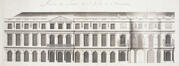 Place du Musée 1, palais de Charles de Lorraine, élévation de façade, AR/Cartes et plans en manuscrits, 494E