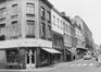 rue Blaes 121 à 133, façades 133 à 127, angle rue des Capucins, 1980