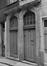 Rue des Capucins 8 et 10, détail portes géminées, 1980