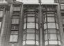 rue du Lombard 5-9. Immeuble de rapport Art nouveau, détail étages, 1980