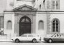 Rue du Midi 144. Académie Royale des Beaux-Arts, détail façades à rue, 1985