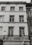 Rue de Tournai 17-25, angle place Rouppe 32, détail étages, 1979