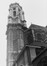 place du Béguinage. Église Saint-Jean-Baptiste au Béguinage, chevet nord-est et tour (détail), 1978