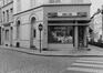 Rue Camusel 64-66, angle rue de la Senne, détail rez, 1979