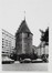 Sint-Katelijneplein. Zwarte Toren - overblijfsel van de eerste omwalling van Brussel, 1991