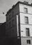rue Van Orley 1-3, angle place des Barricades, 1985