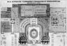Détail du plan du Grand Concours international des Sciences et de l’Industrie de 1888, au parc du Cinquantenaire (collection AAM)