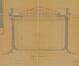 Paviljoen van de Menselijke Driften, oorspronkelijke dwarsdoorsnede, SAB/OW 32170 (1892)