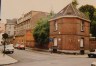 Rue des Confédérés 70, lycée la Retraite, vue des façades rue Jenneval, avant la démolition de la salle de gymnastique et de la chapelle, AVB/TP 97270 (1988)