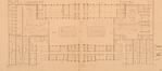 Plan de l'École militaire, quartier de l'École militaire, autour de la cour d'honneur, rez-de-chaussée, AVB/TP 4171 (1899)