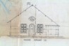 Chemin de la Meute, le Hangar, ancienne maison forestière, élévation de la façade-pignon, AVB/PP 590 (1888)