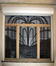 Zoomlaan 13-15, glas-in-lood-raam in zijdelingse doorgang, 2006
