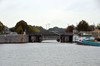 Bassin Vergote, vue vers le pont de Laeken, ARCHistory / APEB, 2017