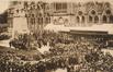Parvis Notre-Dame, inauguration du Monument au soldat français inconnu tombé sur le sol belge pendant la guerre 1914-1918, 17 juillet 1927, (coll. Belfius Banque © ARB – SPRB)