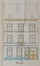 Rue des Palais Outre-Ponts 464-466, élévation, AVB/TP Laeken 1711 (1915)