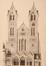 Église Saint-Albert, rue Victor Hugo 147-155, élévation, ACS/Urb. 278-145-165 (1929)