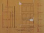 Rue des Plantes 121-123, plan du rez-de-chaussée, élévation et coupe de la façade, ACS/Urb. 215-125-127 (1887)