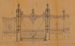 Avenue Louis Bertrand 37, projet de grille de clôture, ACS/Urb. 176-37 (1909)