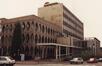 Oudergemlaan 113 tot 117, gemeentehuis van Etterbeek. Gevels in Generaal Lemanstraat, 1994