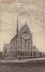 Eglise paroissiale Saint-Antoine de Padoue. Vue du choeur, cachet de la poste de 1909 (Collection de Dexia Banque)