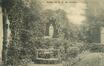 Rue de l’Arbre Bénit 120, ancien Pensionnat de l’Arbre Bénit, grotte de Lourdes, vers 1900 (Collection de Dexia Banque)