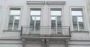 Rue d'Arlon 14-16-18, balcon axial situé à l'ancien n° 18, 2013