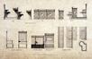 Gemeentehuis van Elsene, meubelontwerp voor Raadzaal n.o.v. architect Jules Brunfaut , (L’Émulation, 10, 1894, pl. 29).