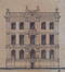 Avant-projet de pavillons d'entrée de l'avenue Louise, conçu par l'architecte Henri BEYAERT en 1864-1866 (non réalisé), élévation du pavillon ouest, AVB/NPP W2
