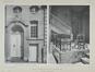 Chaussée de Charleroi 228, arch. Jules Brunfaut. À gauche, détail de l'entrée; à droite, départ de l'escalier au r.d.ch., 1909 (L’Émulation, 1909, pl. 13)